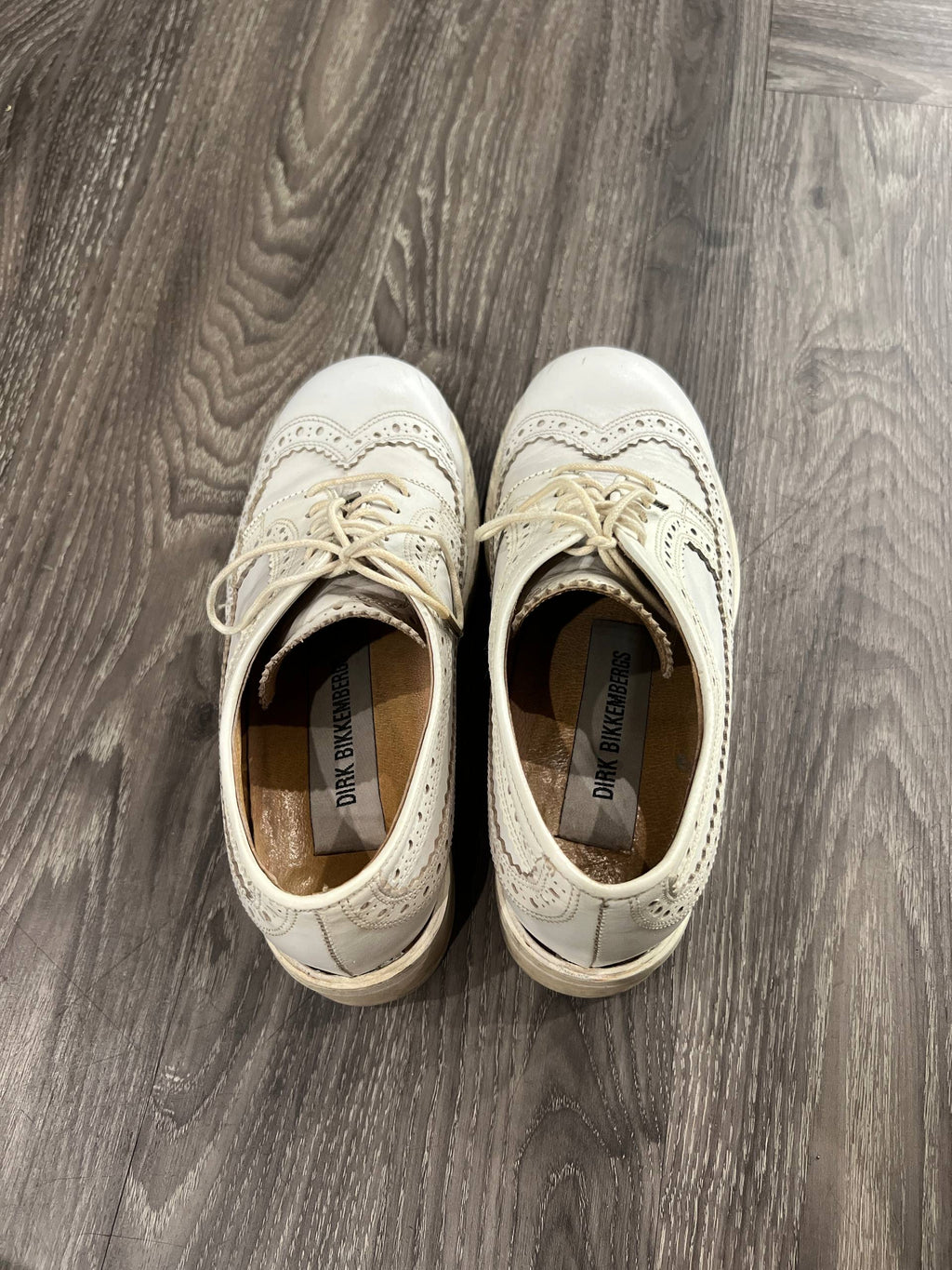 90s Dirk Bikkembergs Wingtip Brogue Lace-up Heeled Derby