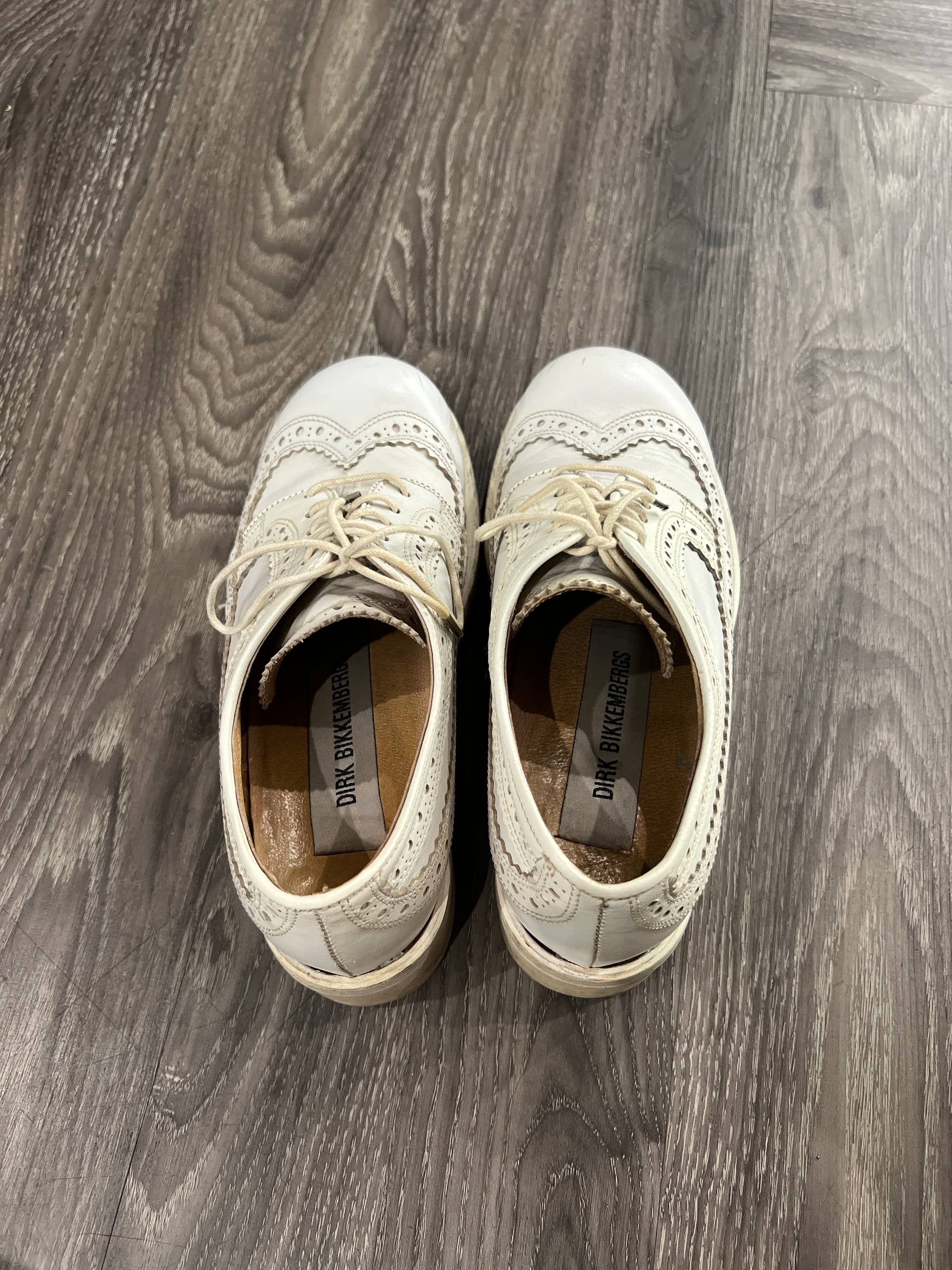 90s Dirk Bikkembergs Wingtip Brogue Lace-up Heeled Derby