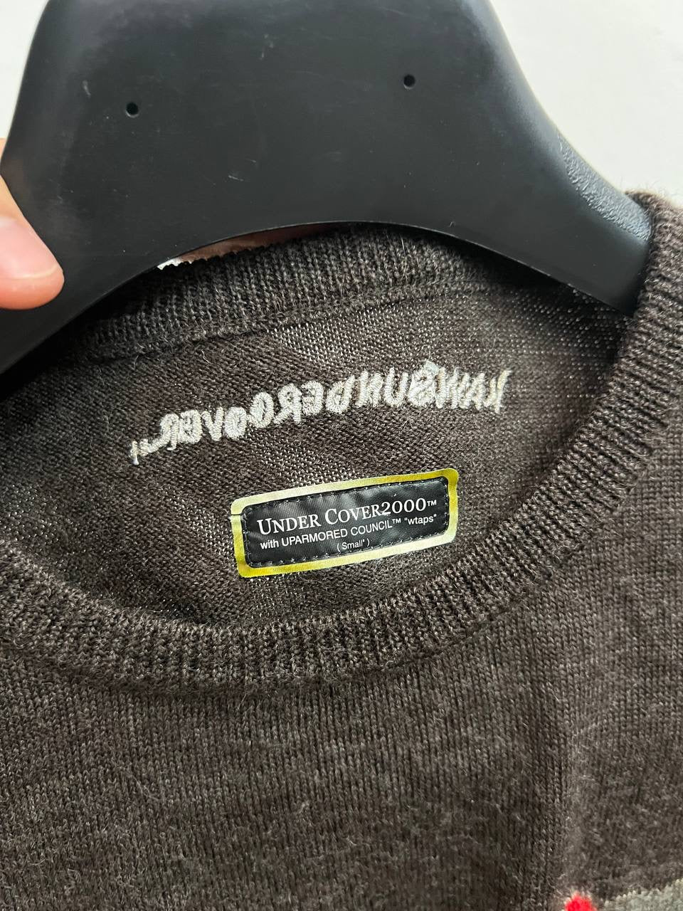 SS00 Undercover x WTAPS x Kaws Uparmored Council Knitted Logo Sweater