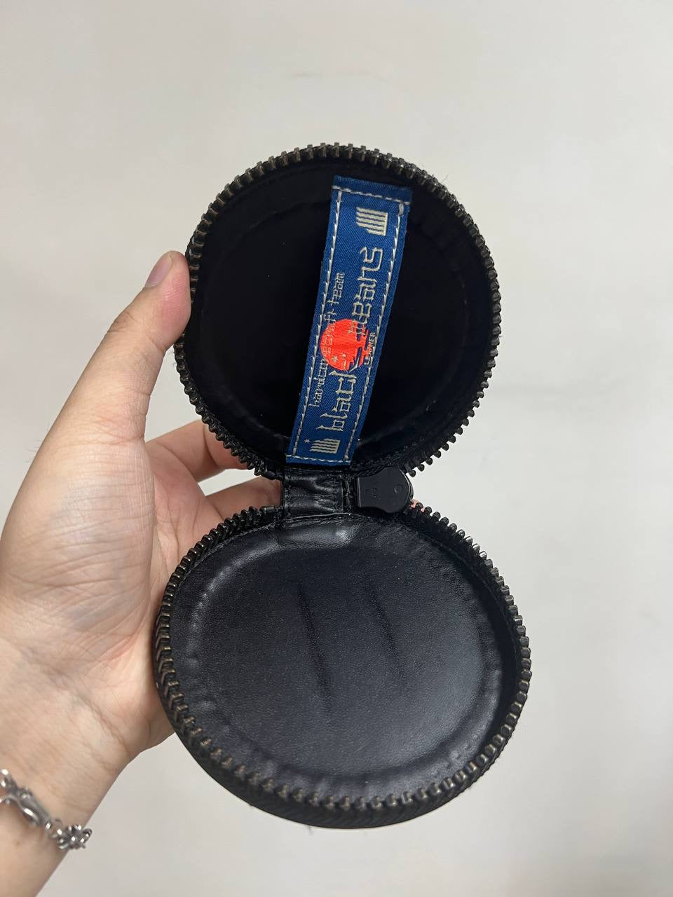 AW23 Blackmeans x Zepanese Club Leather Embroidered Coin Pouch