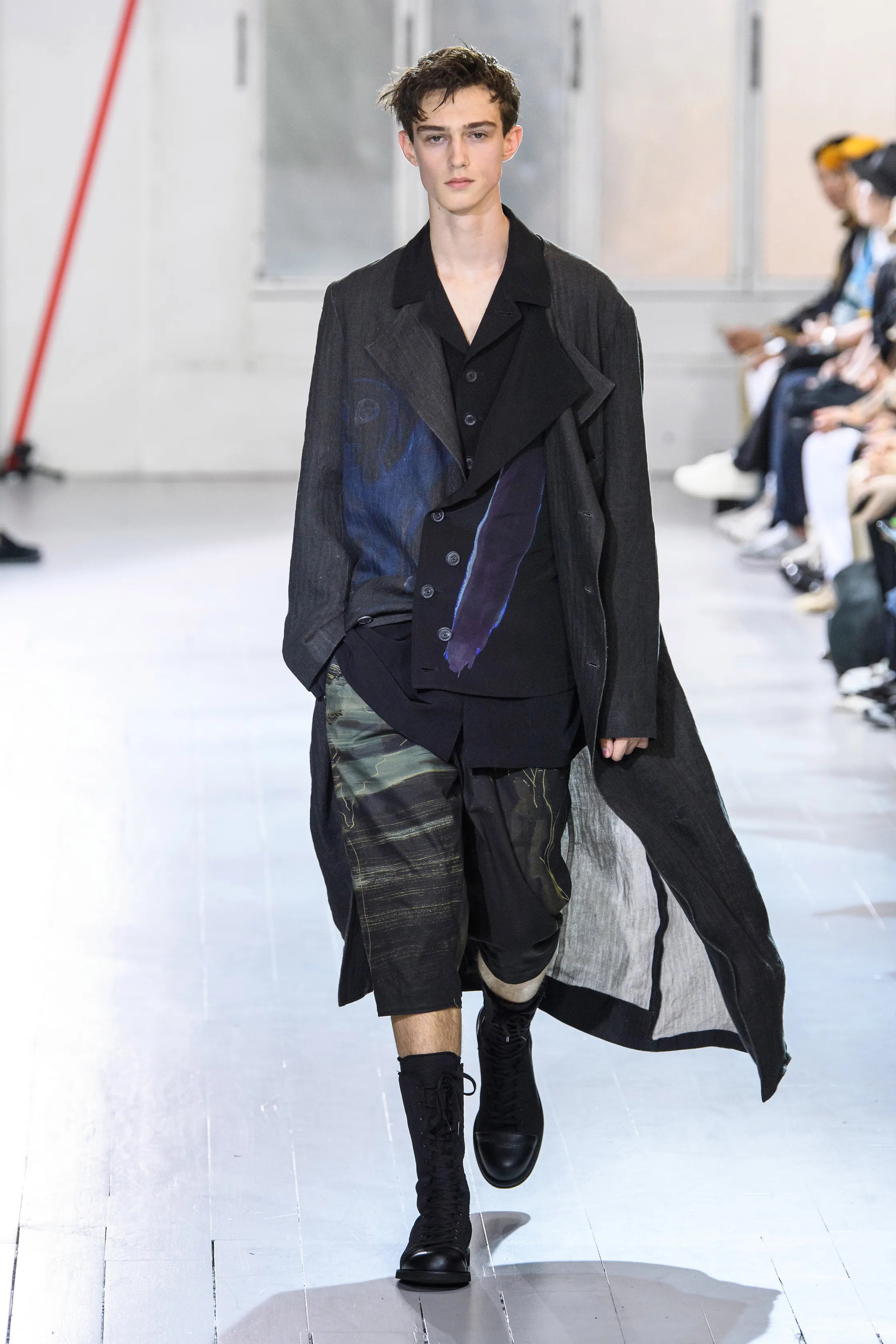 SS20 Yohji Yamamoto Pour Homme x Yuuka Asakura Cropped Pants