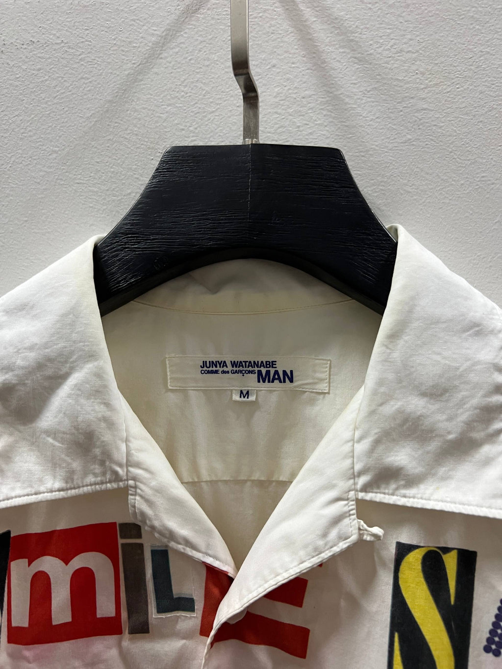 SS02 Junya Watanabe Man Ransom Poem Shirt