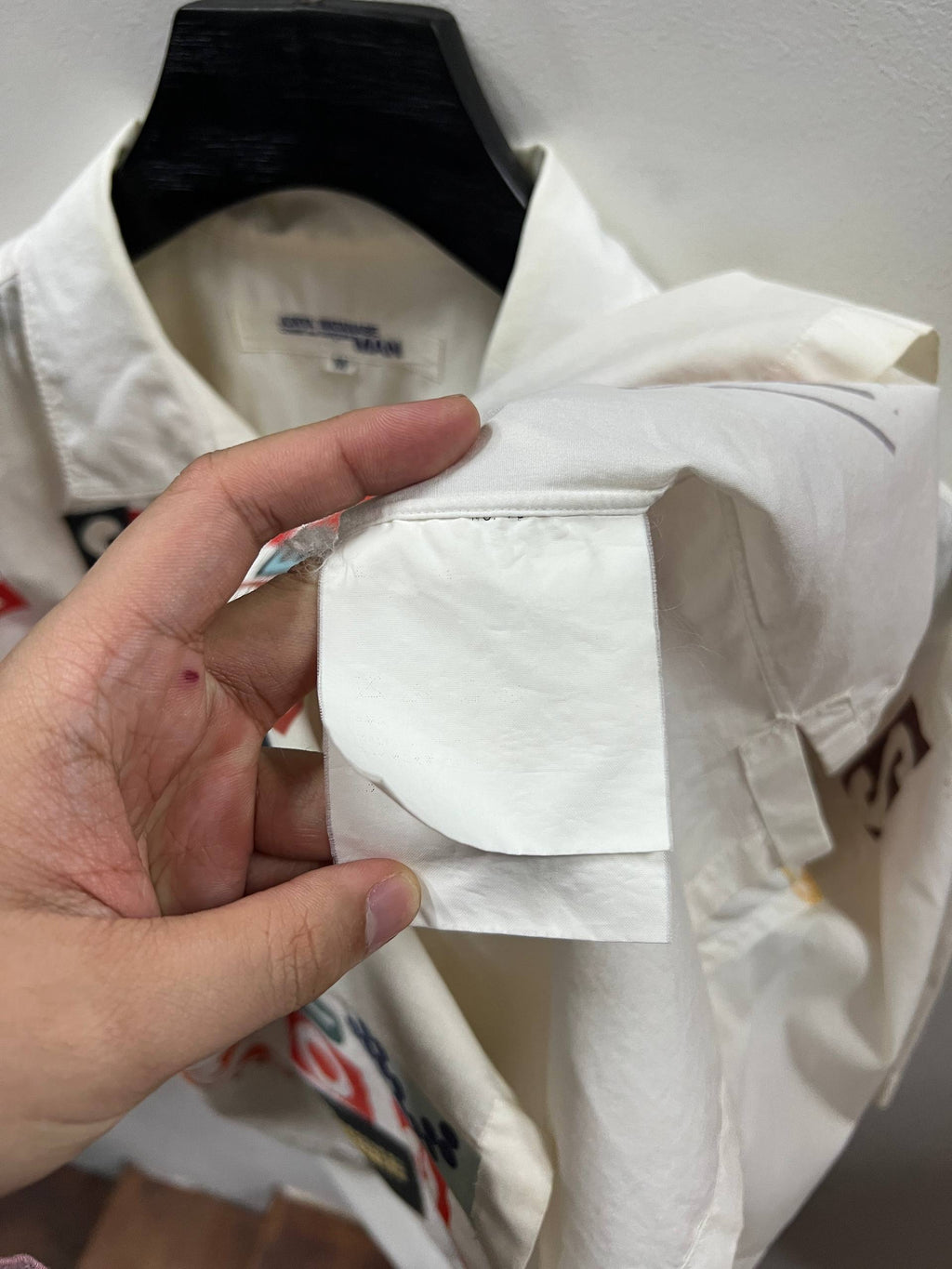 SS02 Junya Watanabe Man Ransom Poem Shirt