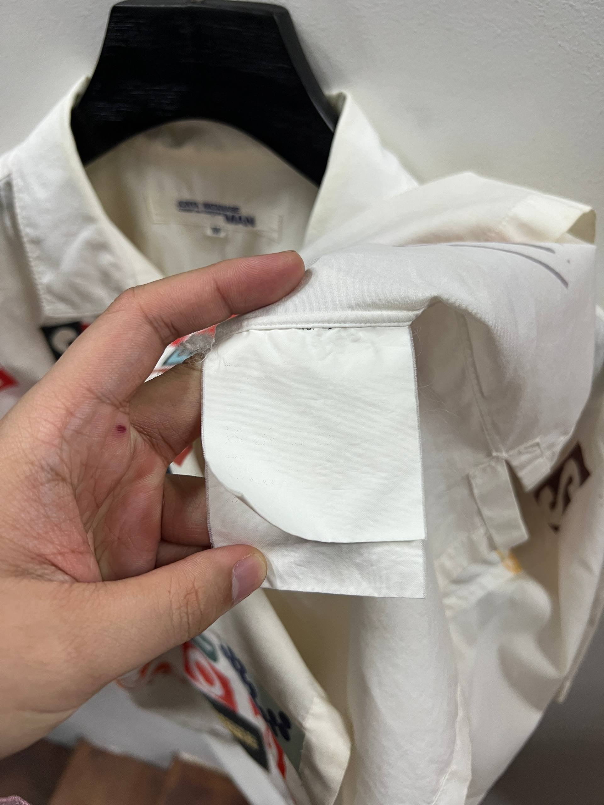 SS02 Junya Watanabe Man Ransom Poem Shirt