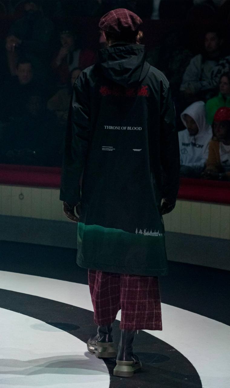 AW20 Undercover "Fallen Man" Throne of Blood Parka Jacket
