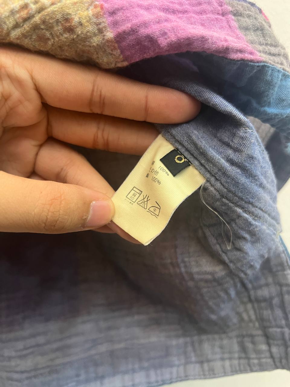 Kapital Ruched Patchwork Tunic Dress