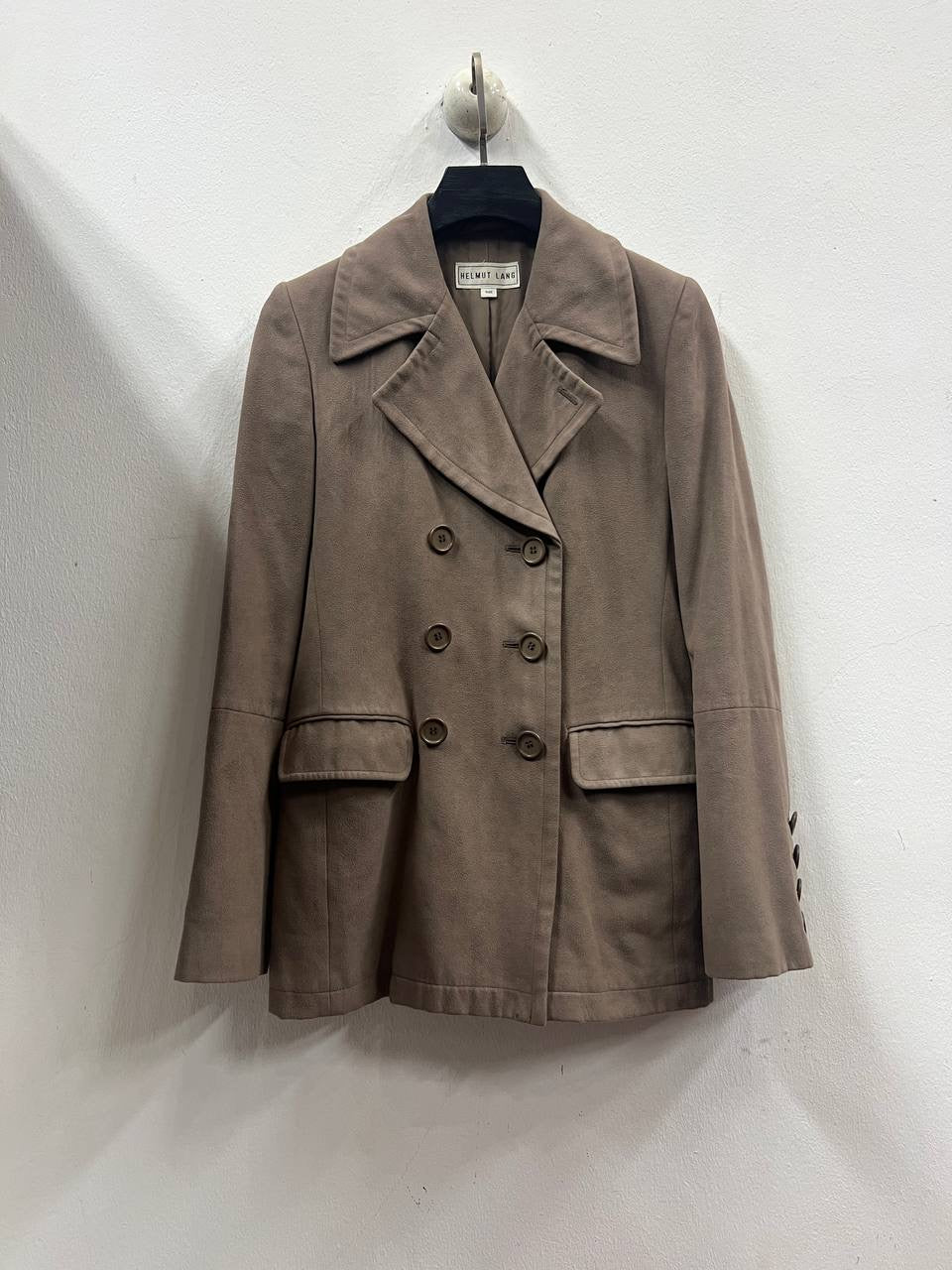 AW93 Helmut Lang Moleskin Double Breasted Jacket