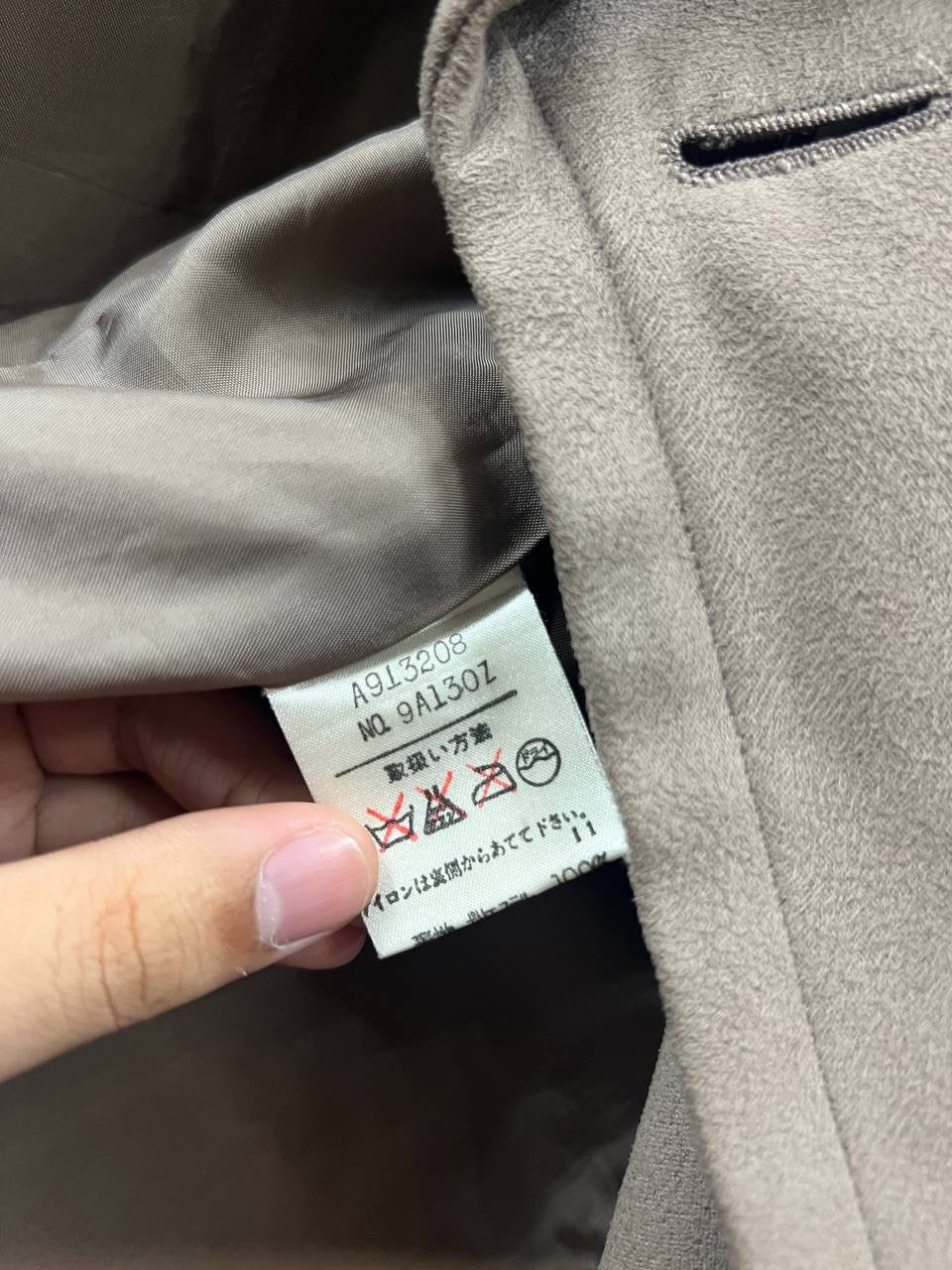 AW93 Helmut Lang Moleskin Double Breasted Jacket