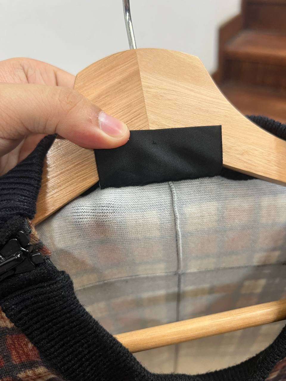 AW11 Givenchy Tartan Rottweiler Sidezip Sweatshirt