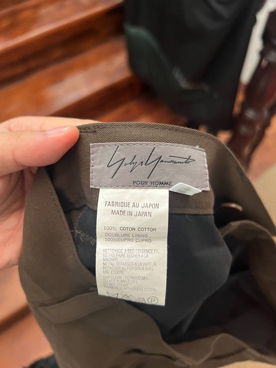 SS08 Yohji Yamamoto Pour Homme Front Zip Cargo Pants