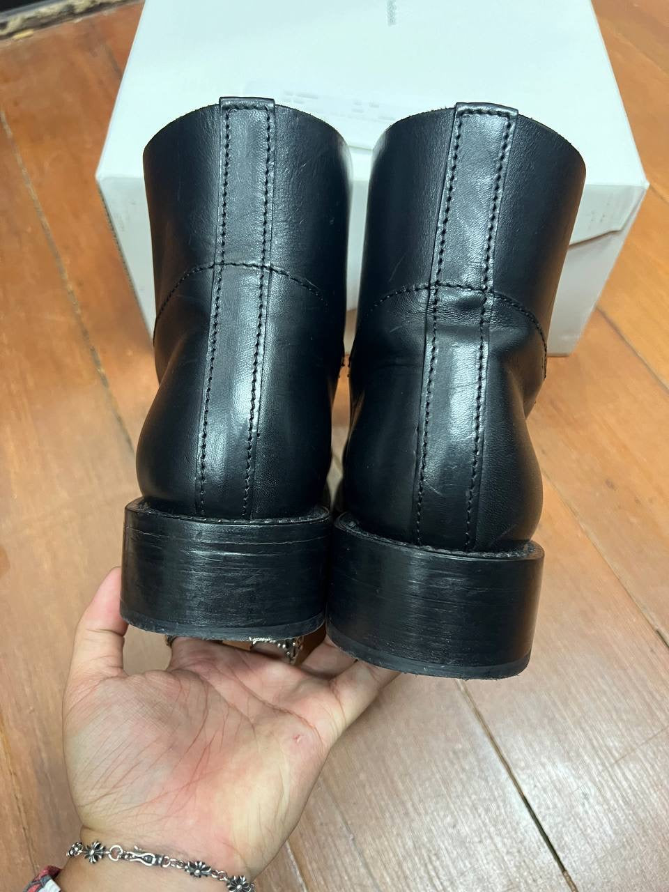 SS21 TAKAHIROMIYASHITA The Soloist doe(s) Bulb Toe Ankle Boots