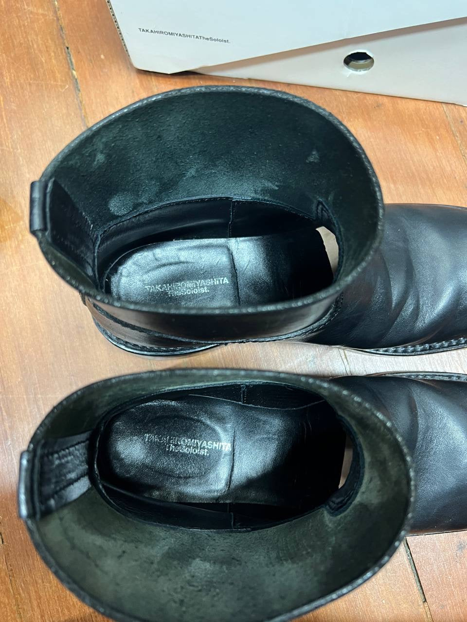 SS21 TAKAHIROMIYASHITA The Soloist doe(s) Bulb Toe Ankle Boots