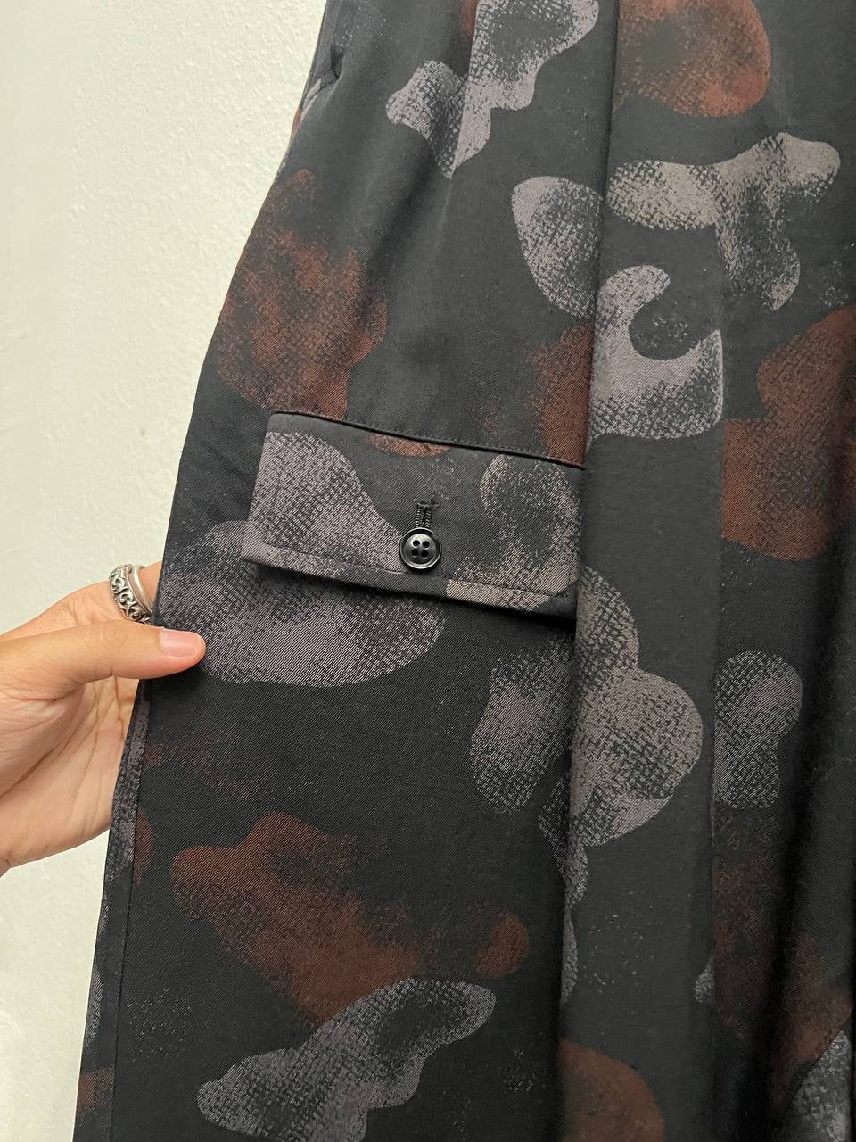 AW17 Yohji Yamamoto Pour Homme Camo Cargo Wide Pants