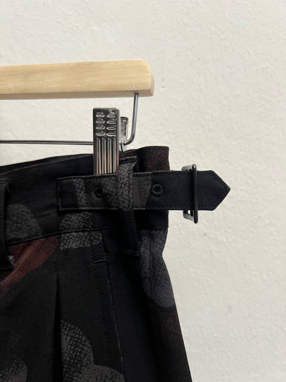 AW17 Yohji Yamamoto Pour Homme Camo Cargo Wide Pants
