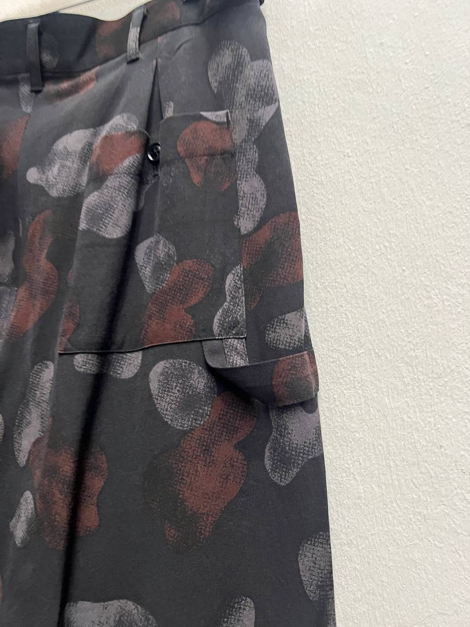 AW17 Yohji Yamamoto Pour Homme Camo Cargo Wide Pants