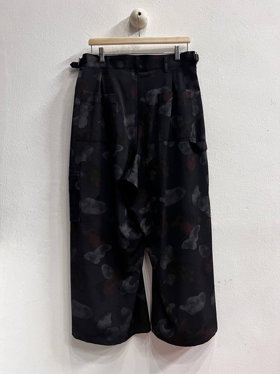 AW17 Yohji Yamamoto Pour Homme Camo Cargo Wide Pants