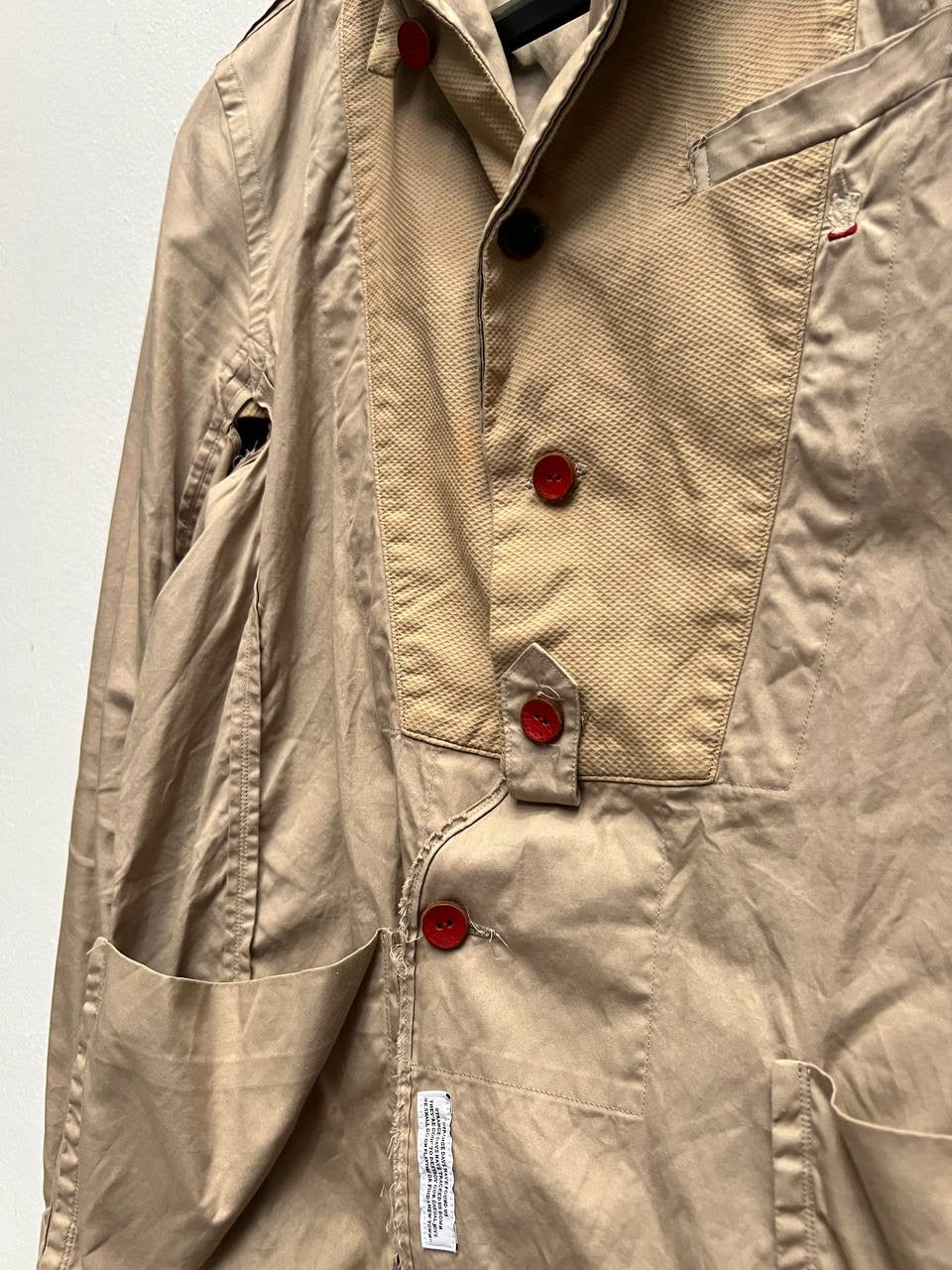 SS13 Undercover "Talking Heads" Deconstructed Jacket