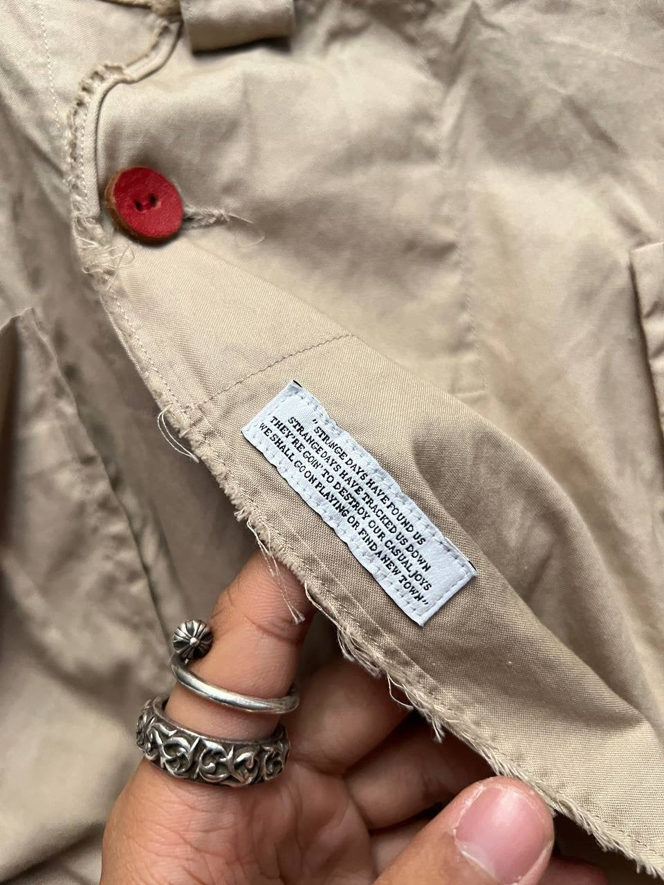 SS13 Undercover "Talking Heads" Deconstructed Jacket