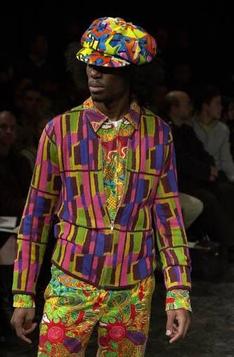 AW01 Comme Des Garcons Homme Plus “Looking At Different World” Psychedelic Shirt