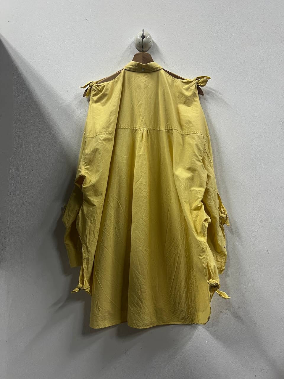 SS16 Undercover “Evil Clown” Ribbon Bow Tie Shirt