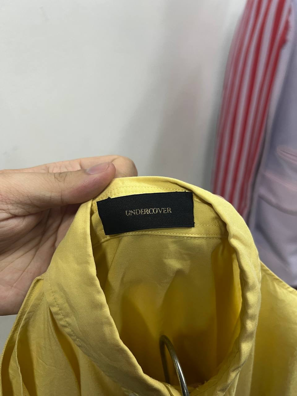 SS16 Undercover “Evil Clown” Ribbon Bow Tie Shirt