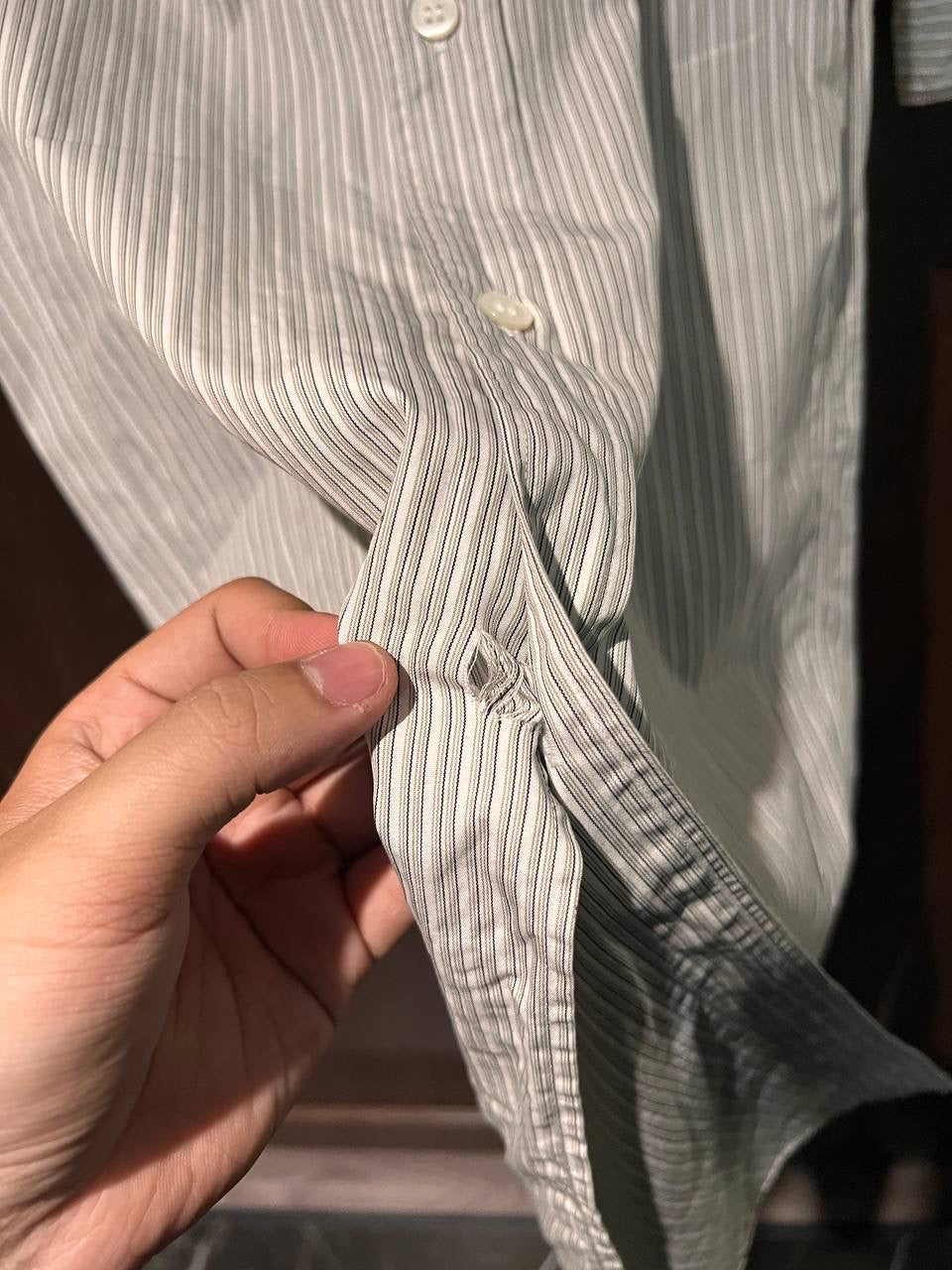 SS12 Comme Des Garcons Homme Plus Elongated Stripe Shirt