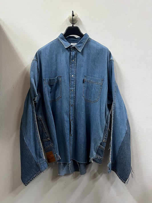 AW19 Vetements X Levi's Denim Reconstructed Shirt