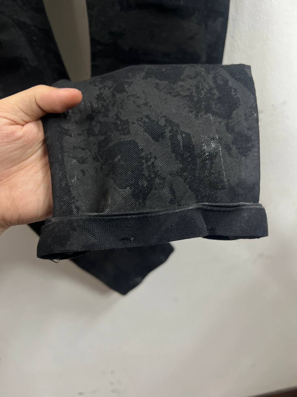 SS15 Boris Bidjan Saberi "Symbiosism" P13 Waxed J Cut Denim