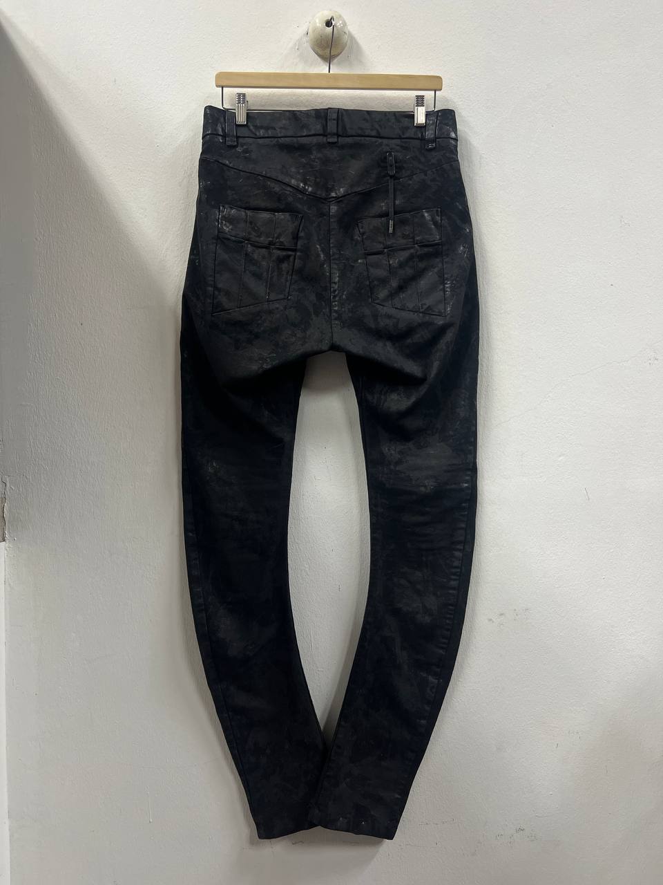 SS15 Boris Bidjan Saberi "Symbiosism" P13 Waxed J Cut Denim