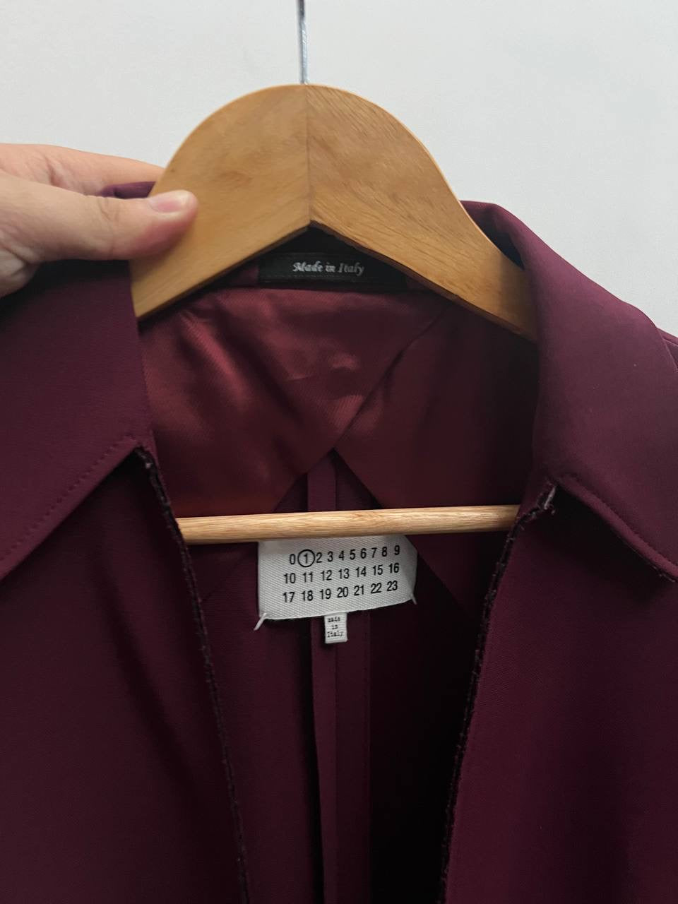 AW14 Maison Margiela Line 1 Reversed Two-Piece Blazer