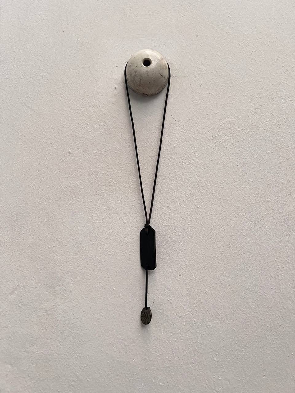 SS04 Maison Martin Margiela Line 10 Leather Dog Tag