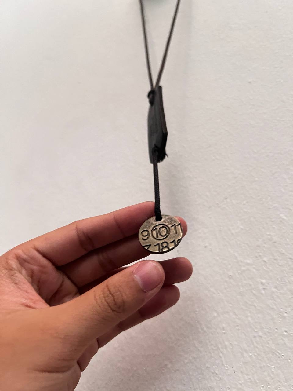 SS04 Maison Martin Margiela Line 10 Leather Dog Tag