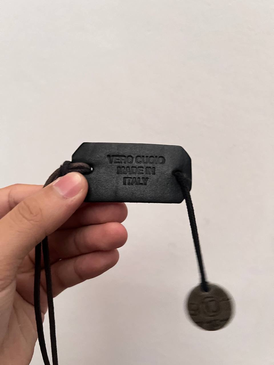 SS04 Maison Martin Margiela Line 10 Leather Dog Tag