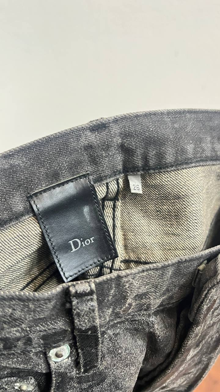 AW07 Dior Homme “Navigate” Waxed Denim