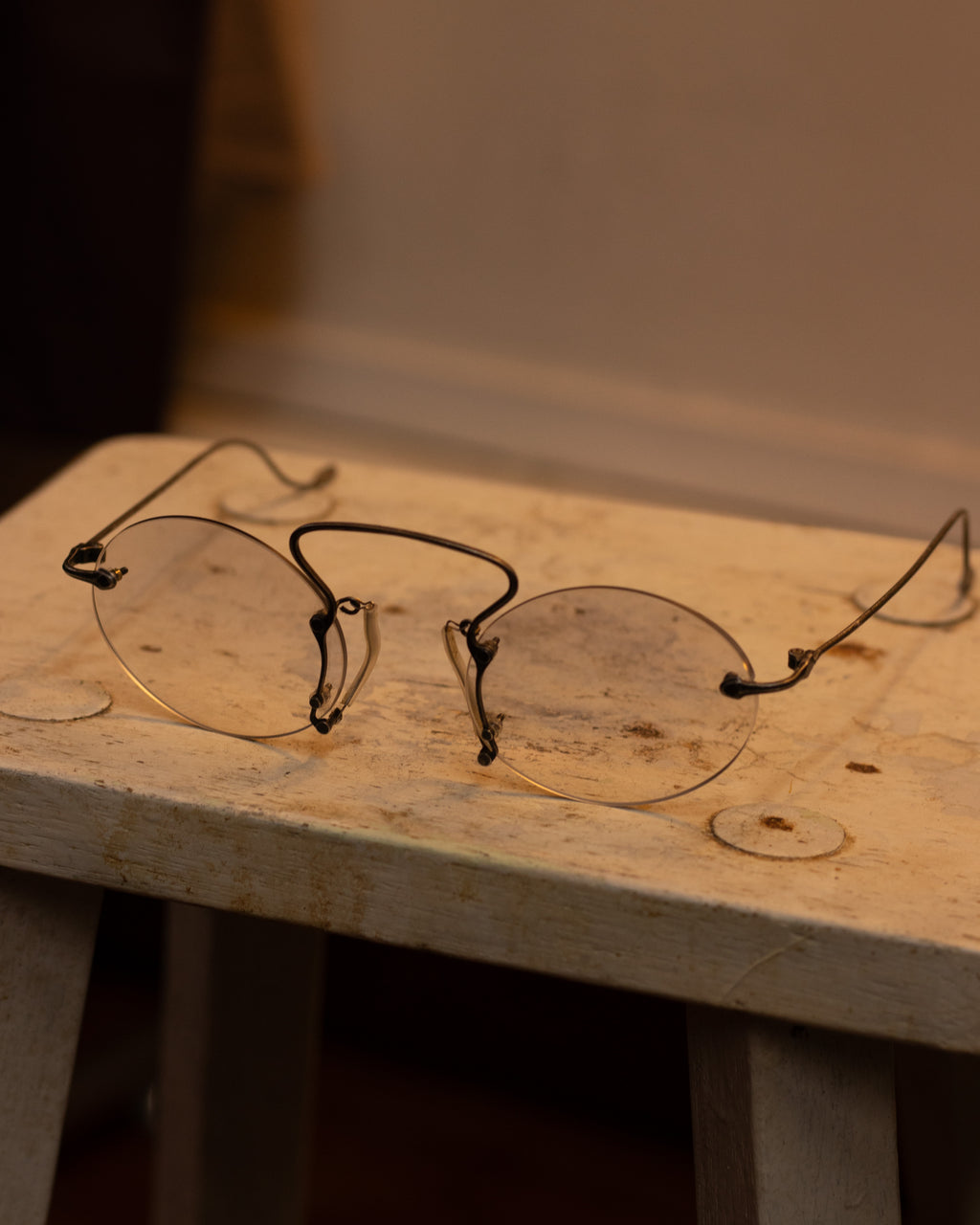 AW21 Uma Wang x RIGARDS Joint Steel Frameless Glasses