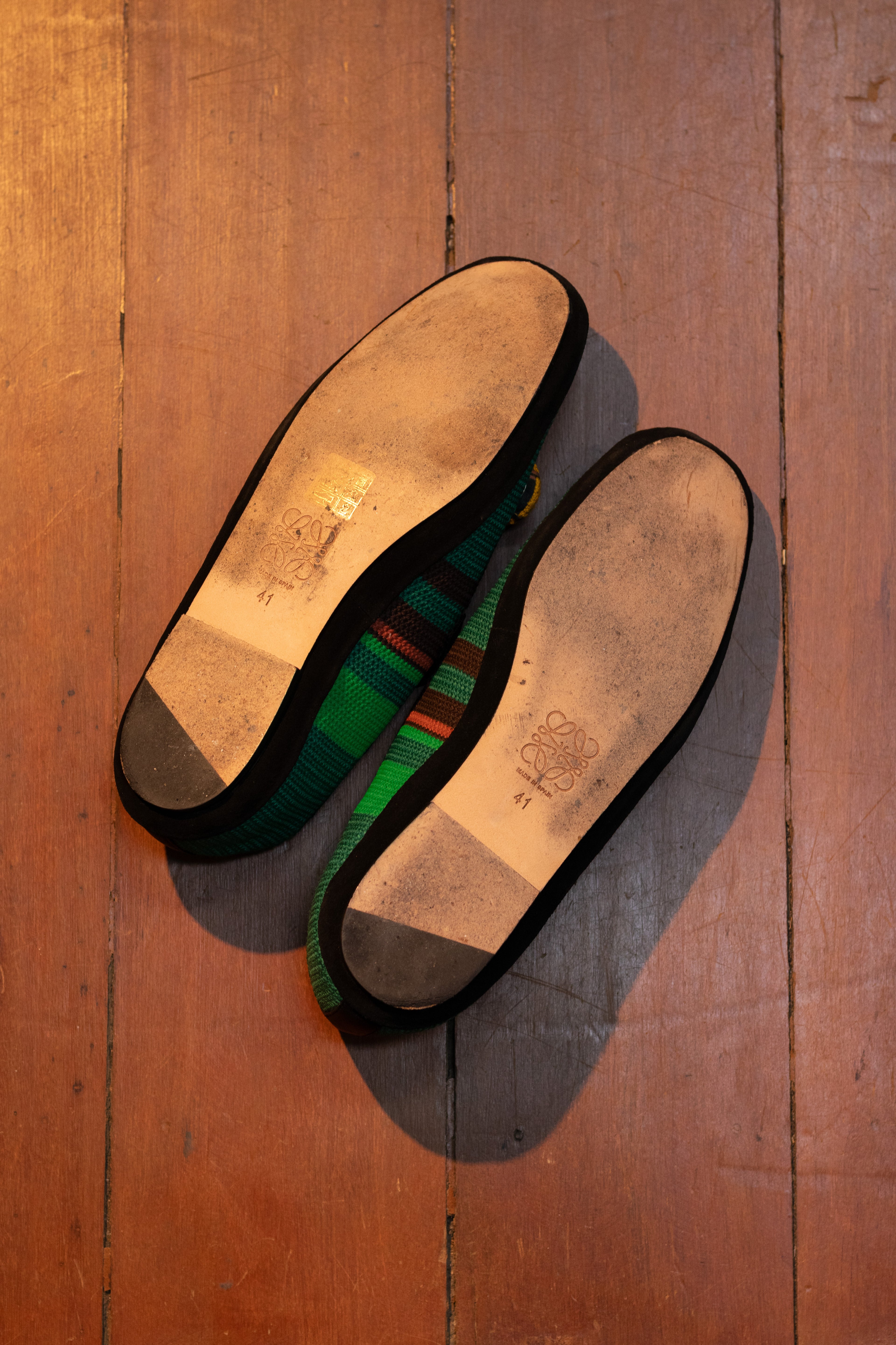 SS19 Loewe by Jonathan Anderson Embellished Intarsia Canvas Loafers