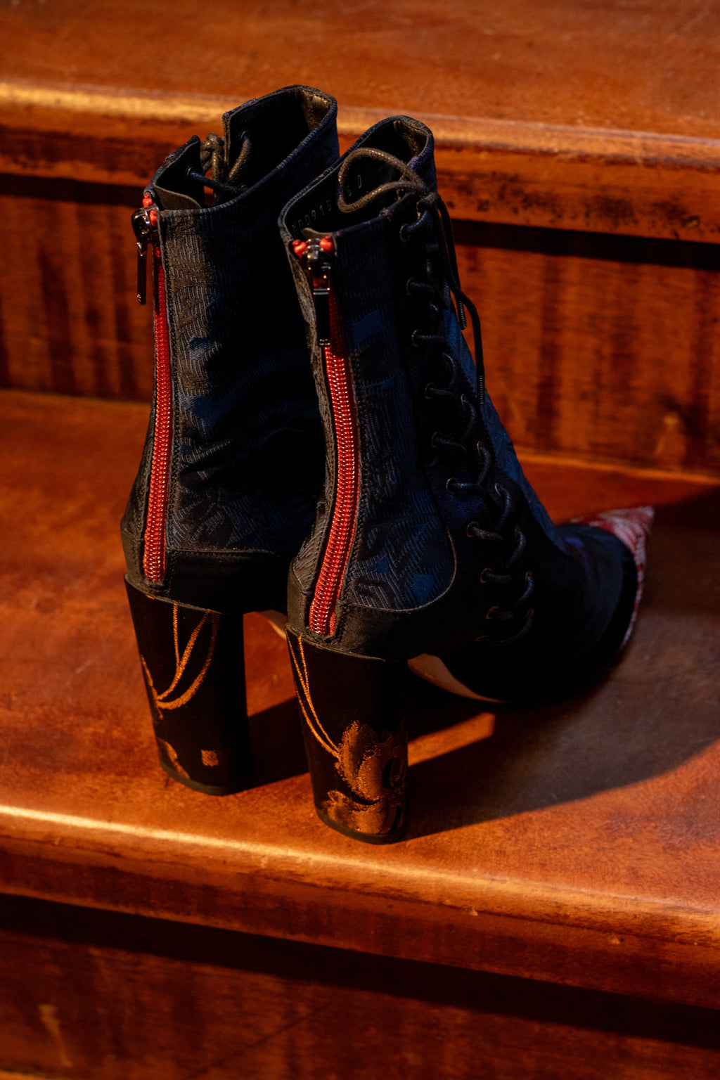 Christian Dior Resort 2016 by Raf Simons Silk Trianon Boots