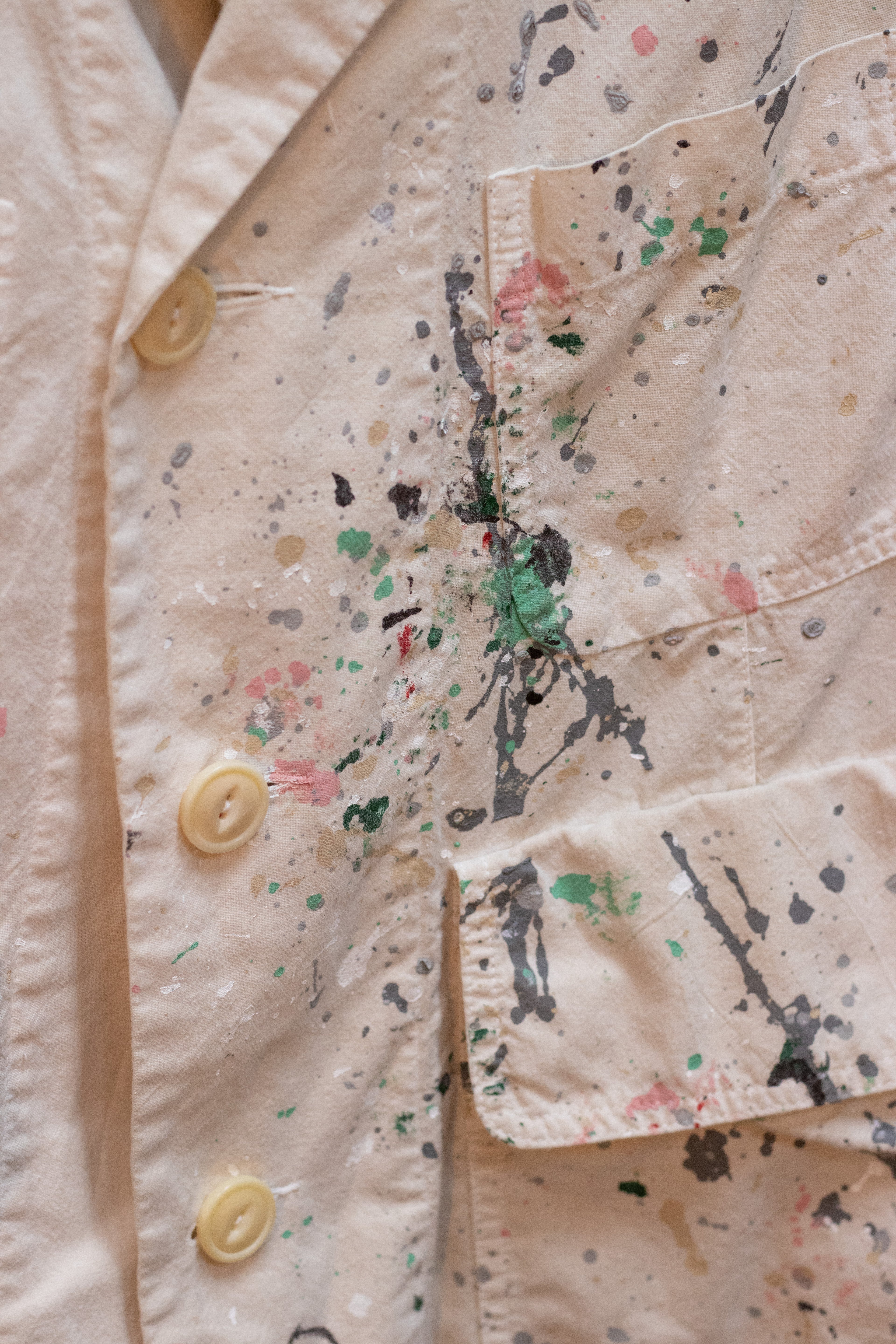 SS12 TAKAHIROMIYASHITA TheSoloist "Symphony #0005" Paint Splatter Jacket