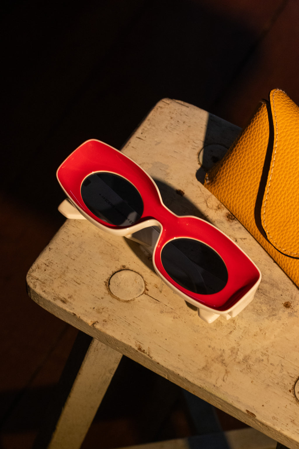 2020 Loewe Paula's Ibiza 'Original' Rectangular Acetate Sunglasses
