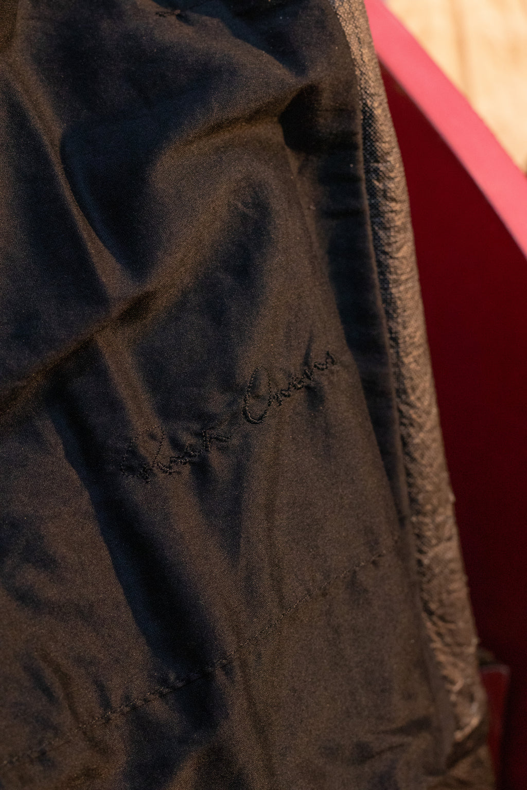 SS09 Rick Owens "Strutter" Funnel Neck Tyvek Gradient Lambskin Jacket