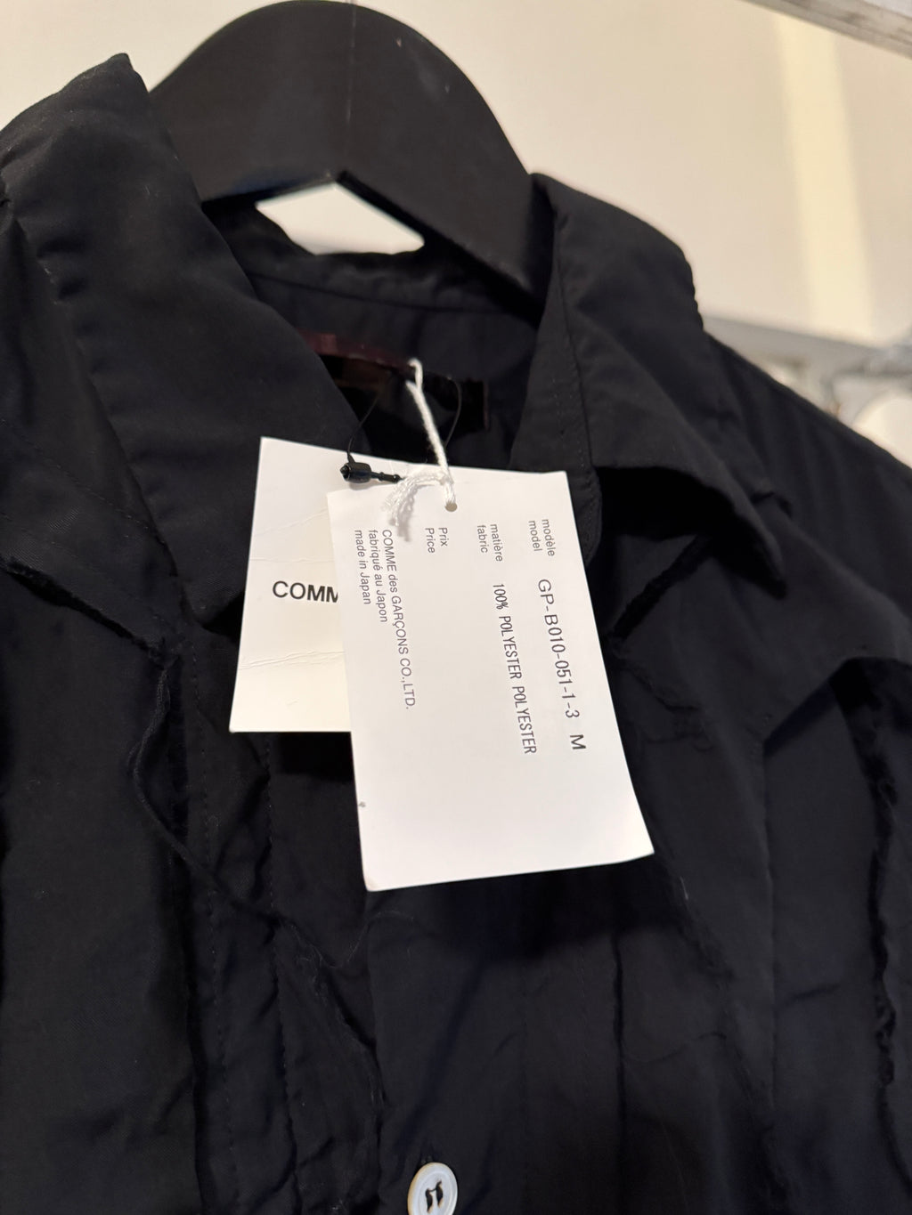 AW25 Comme Des Garcons Cut Out Shirt