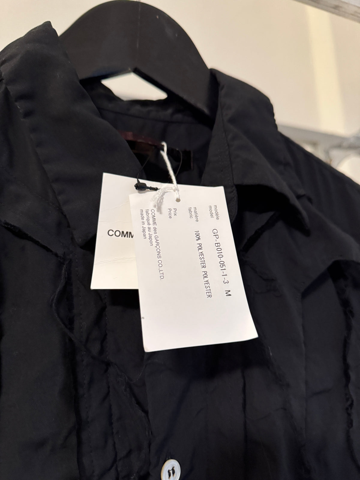 AW25 Comme Des Garcons Cut Out Shirt