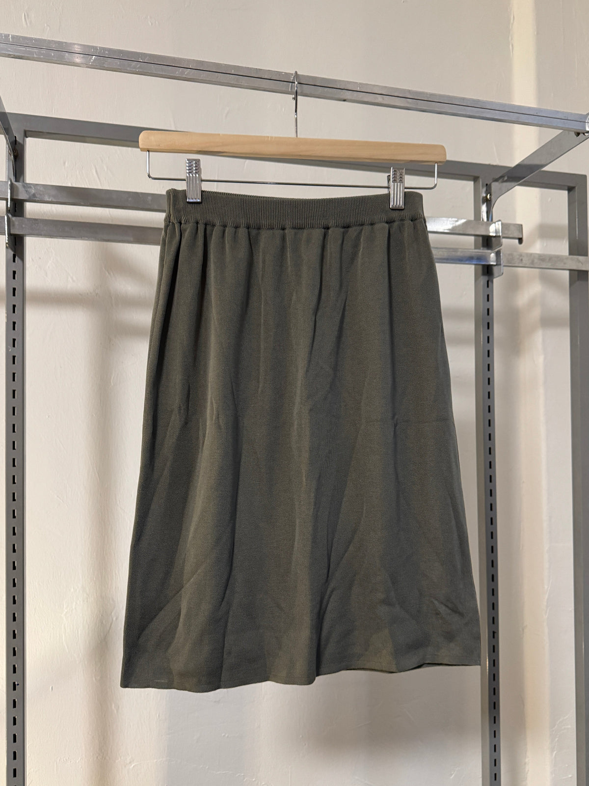 80s Issey Miyake Permanente Knitted A Line Skirt