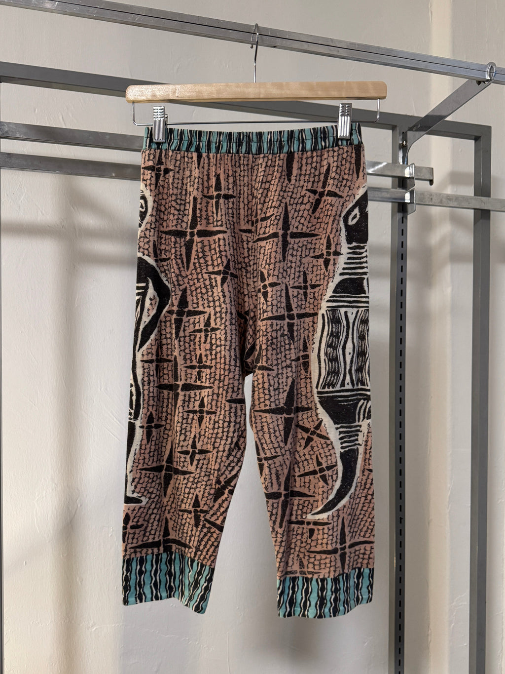 80s I.S Sport by Chisato Tsumori Tribal Iguana Tights