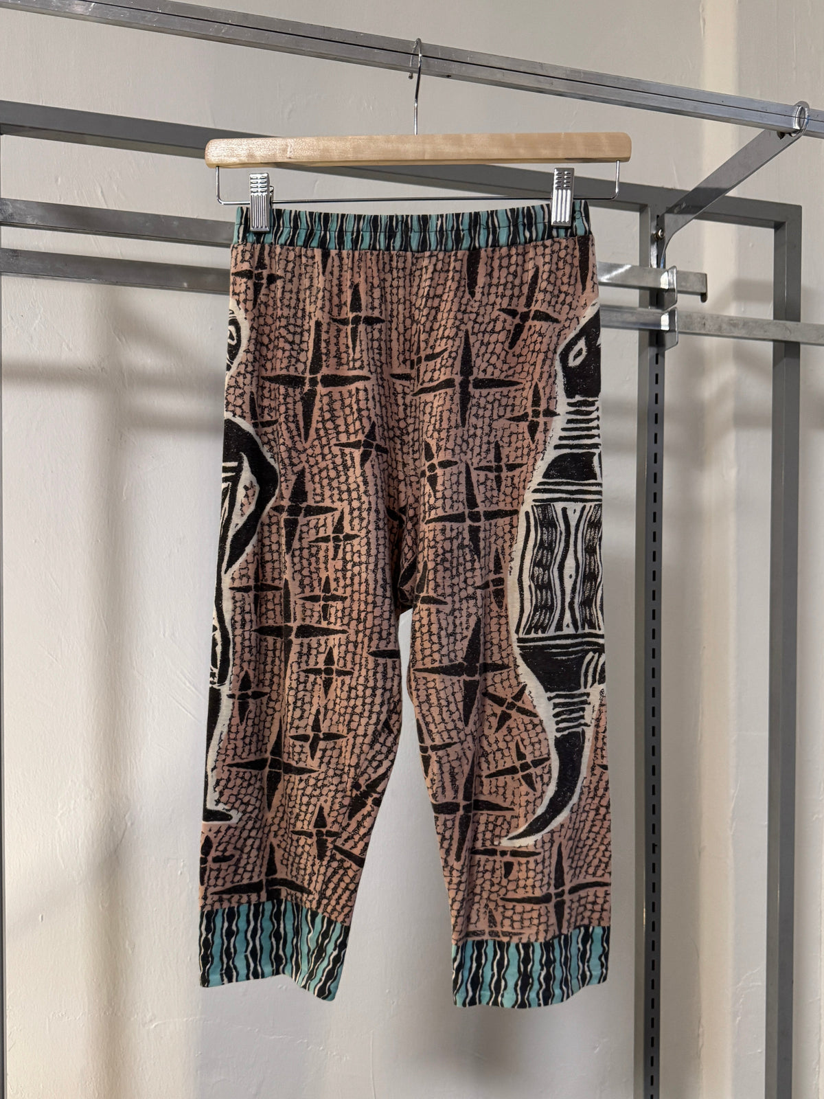 80s I.S Sport by Chisato Tsumori Tribal Iguana Tights
