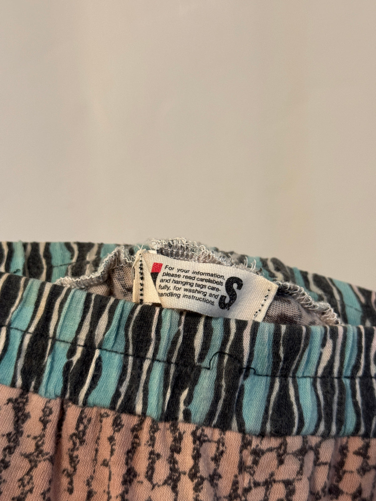 80s I.S Sport by Chisato Tsumori Tribal Iguana Tights