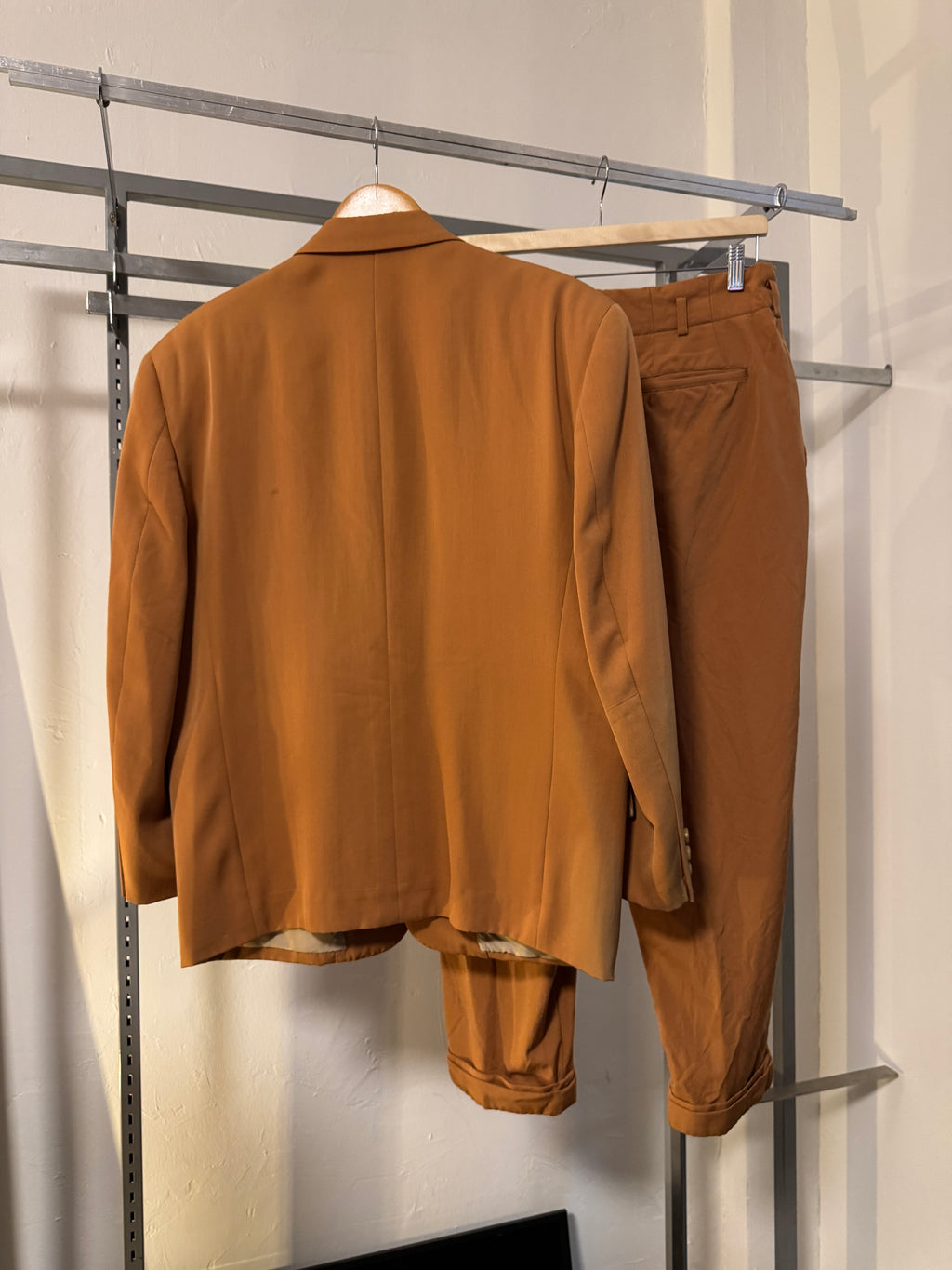 AW91 Comme Des Garcons Homme Plus "6.1 The Men" Burnt Orange Suit Set