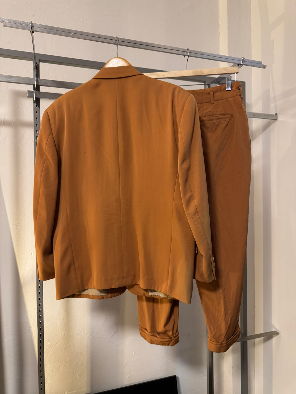 AW91 Comme Des Garcons Homme Plus "6.1 The Men" Burnt Orange Suit Set