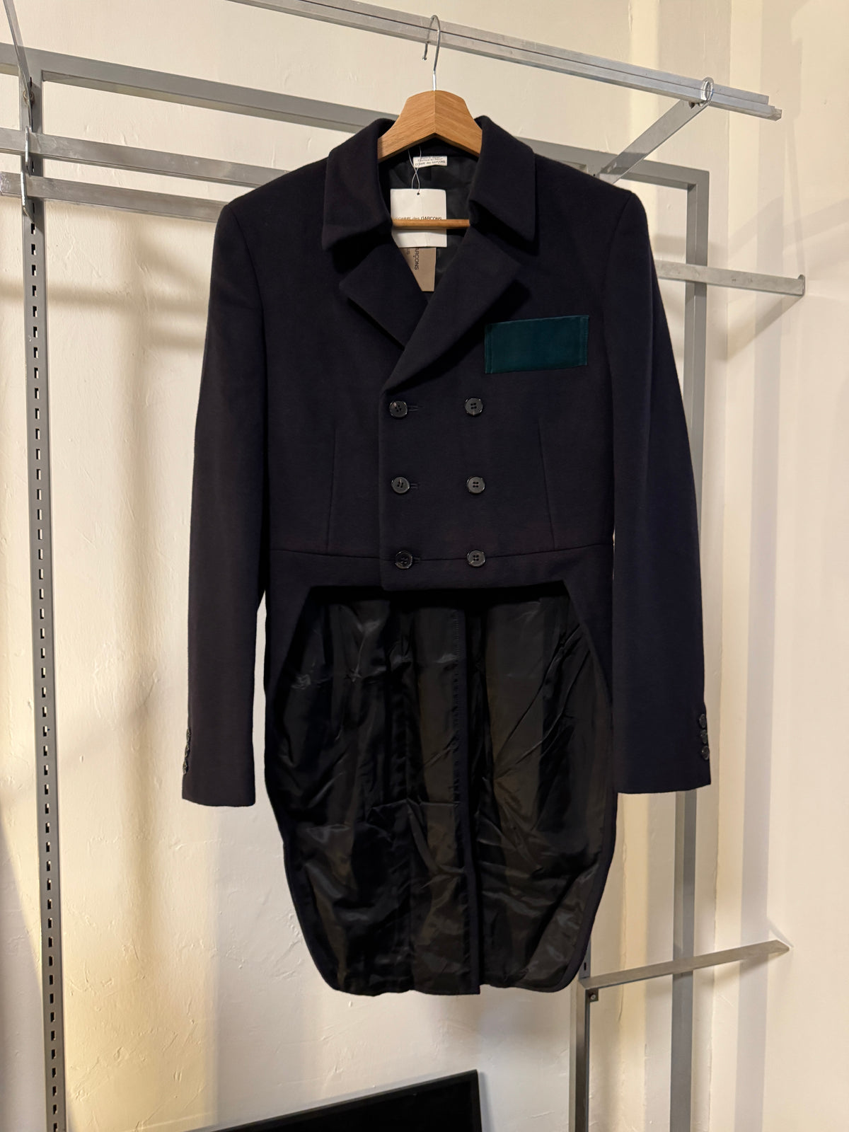 AW14 Comme Des Garcons Homme Plus "Holy" Cropped Swallowtail Coat