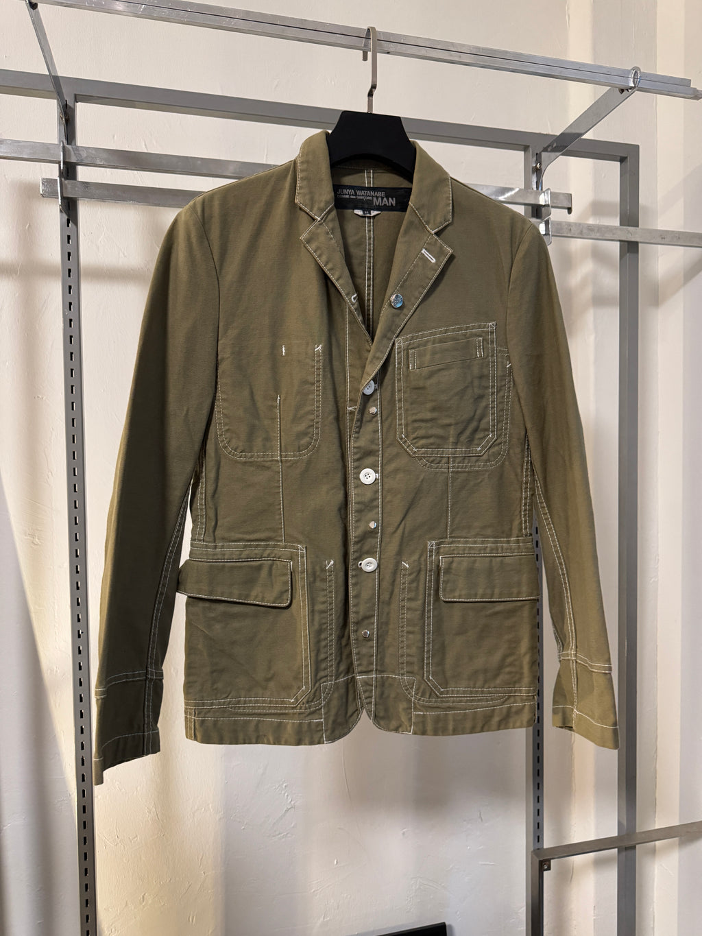 SS06 Junya Watanabe Man x Pointer Reversible Constrast Stitch Jacket